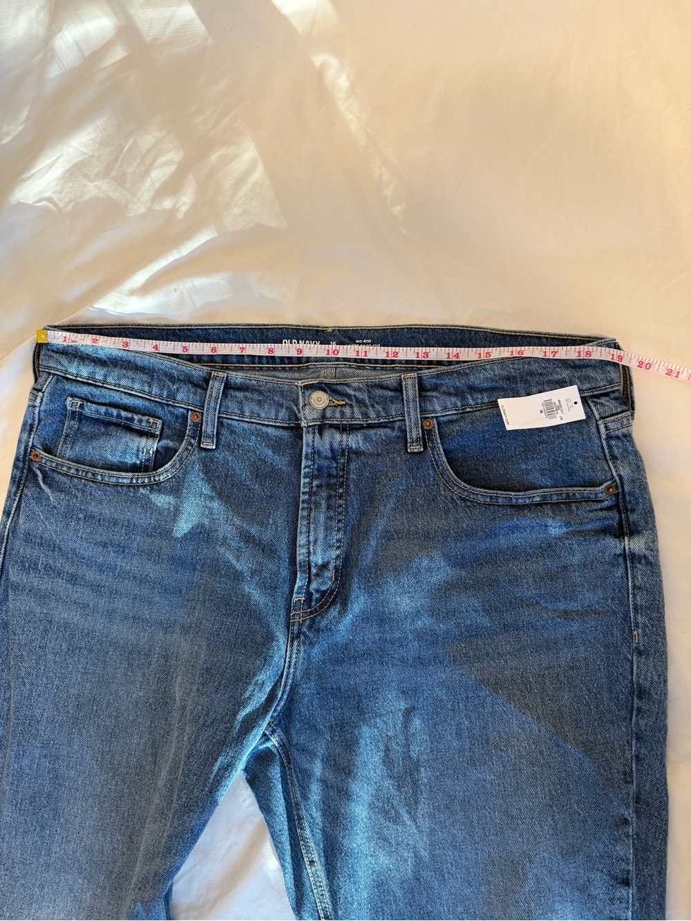 NWT Old Navy Mid-Rise Loose Boot-Cut Jeans Women’s 16 Color Kyle - Picture 7 of 12